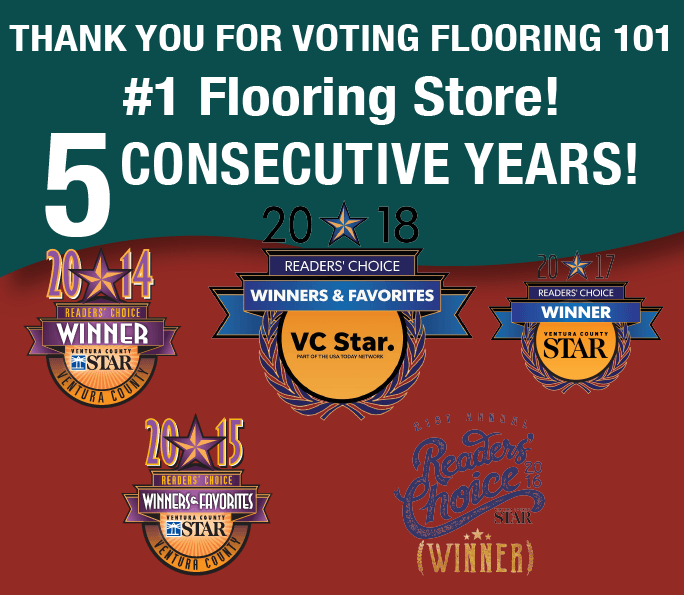 Readers Choice 5 consecutive years | Flooring 101