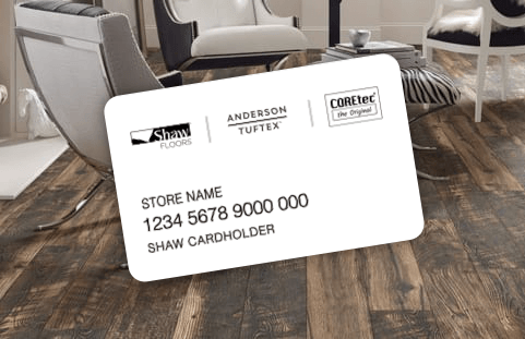 Shaw Flooring, credit card | Flooring 101